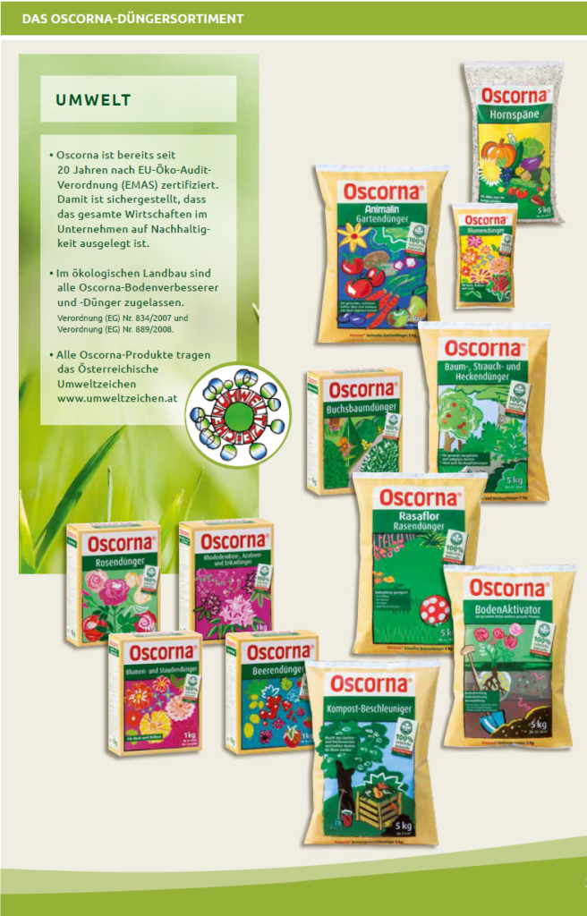 OSCORNA-DNGER GmbH & Co. KG Lieferantenprofil  HGD