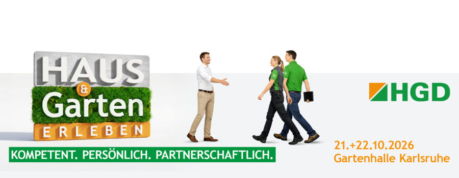 HGD Messe “Haus & Garten erleben” in Karlsruhe